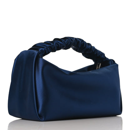 Alexander Wang Satin Mini Scrunchie Bag Night Sky 2 of 8