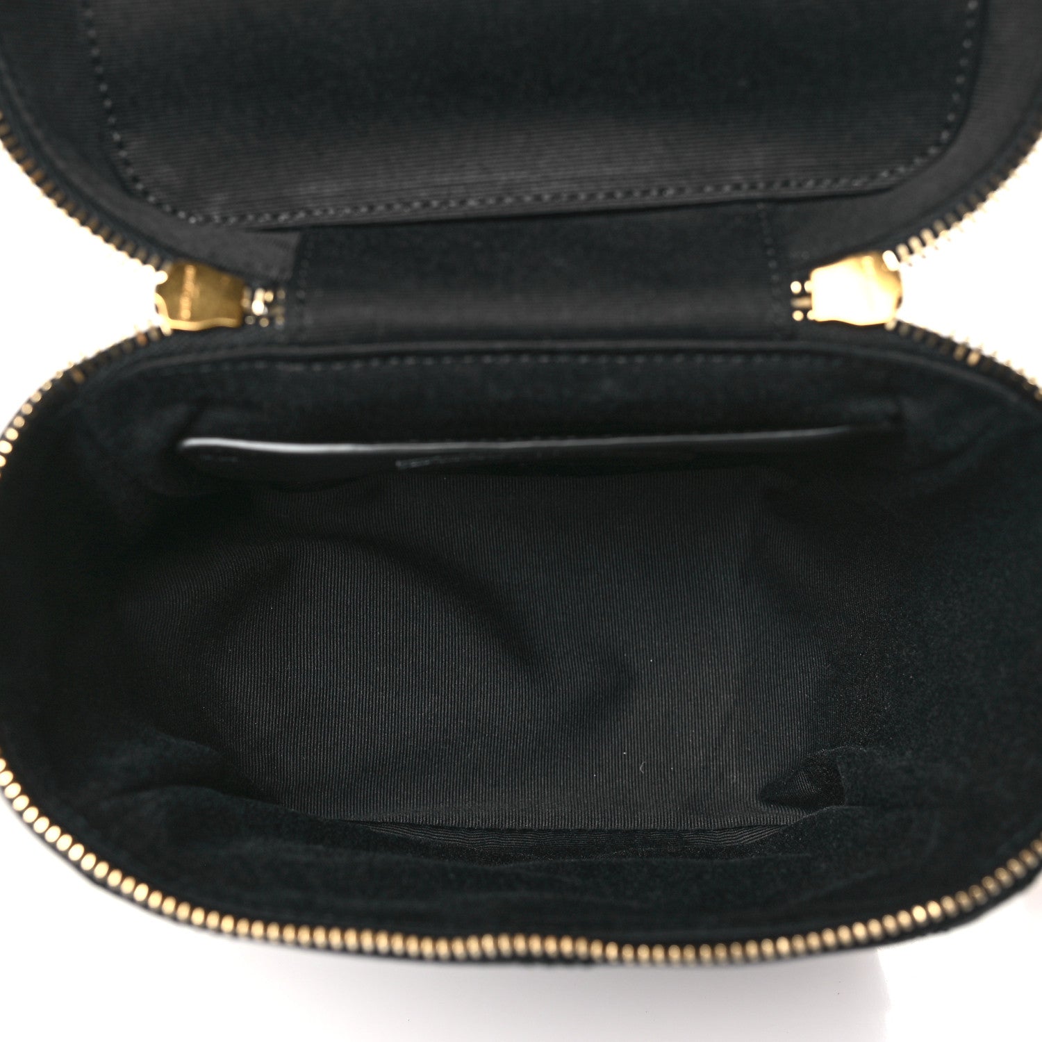 Saint Laurent Grain de Poudre Quilted 80's Vanity Bag Black 5 of 10