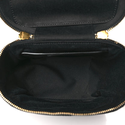 Saint Laurent Grain de Poudre Quilted 80's Vanity Bag Black 5 of 10