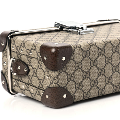 Gucci GG Supreme Monogram Globe-Trotter Beauty Case Brown 8 of 9