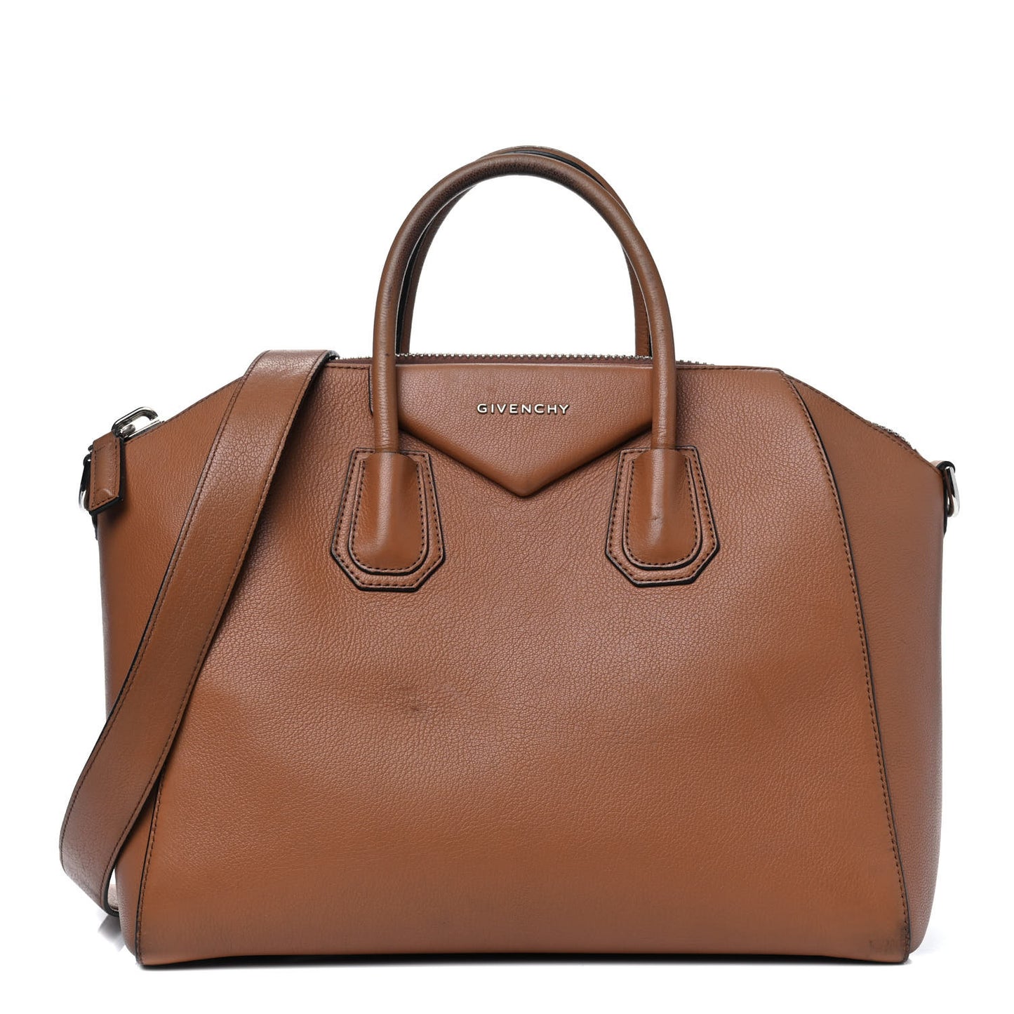 Sugar Goatskin Medium Antigona Cognac