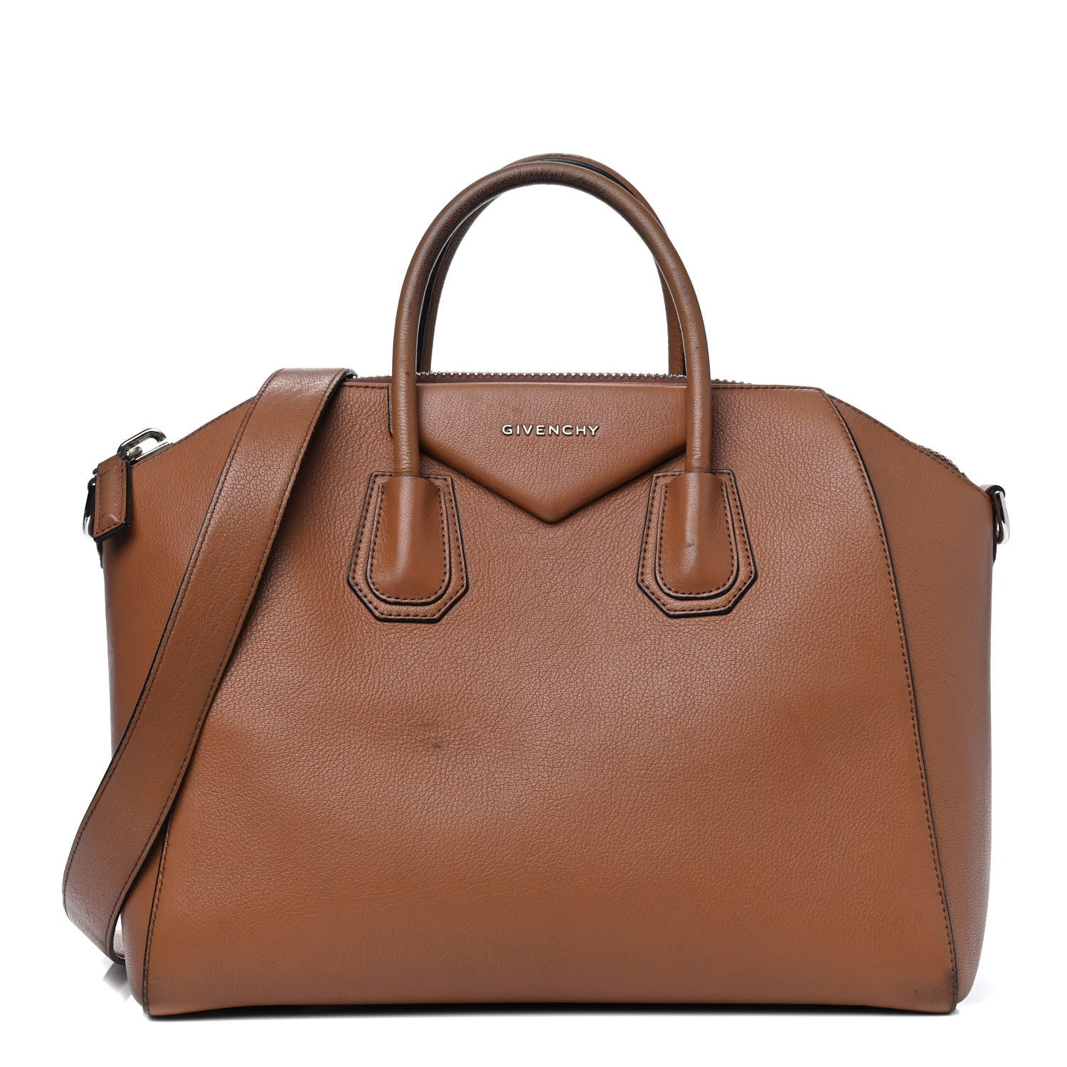 Givenchy Sugar Goatskin Medium Antigona Cognac 1 of 14
