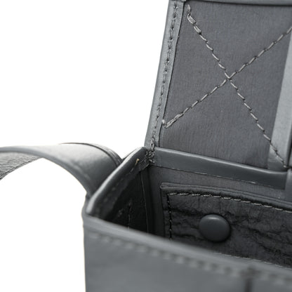 Bottega Veneta Paper Calfskin Maxi Intreccio Small Cassette Crossbody Bag Thunder 11 of 11