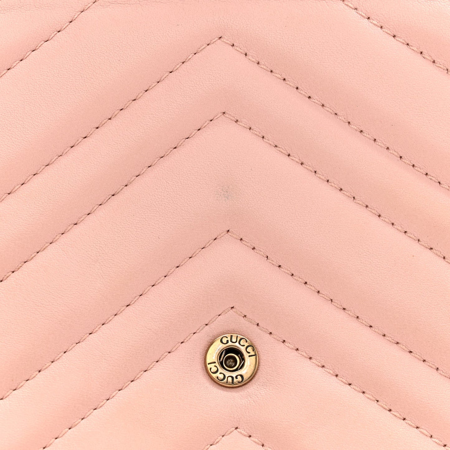 Calfskin Matelasse GG Marmont Chain Wallet Perfect Pink