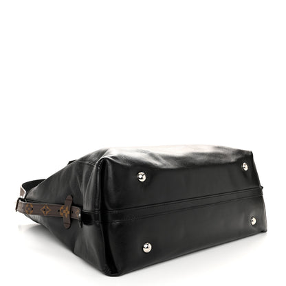 Louis Vuitton Lambskin CarryAll Vibe MM Black 5 of 10