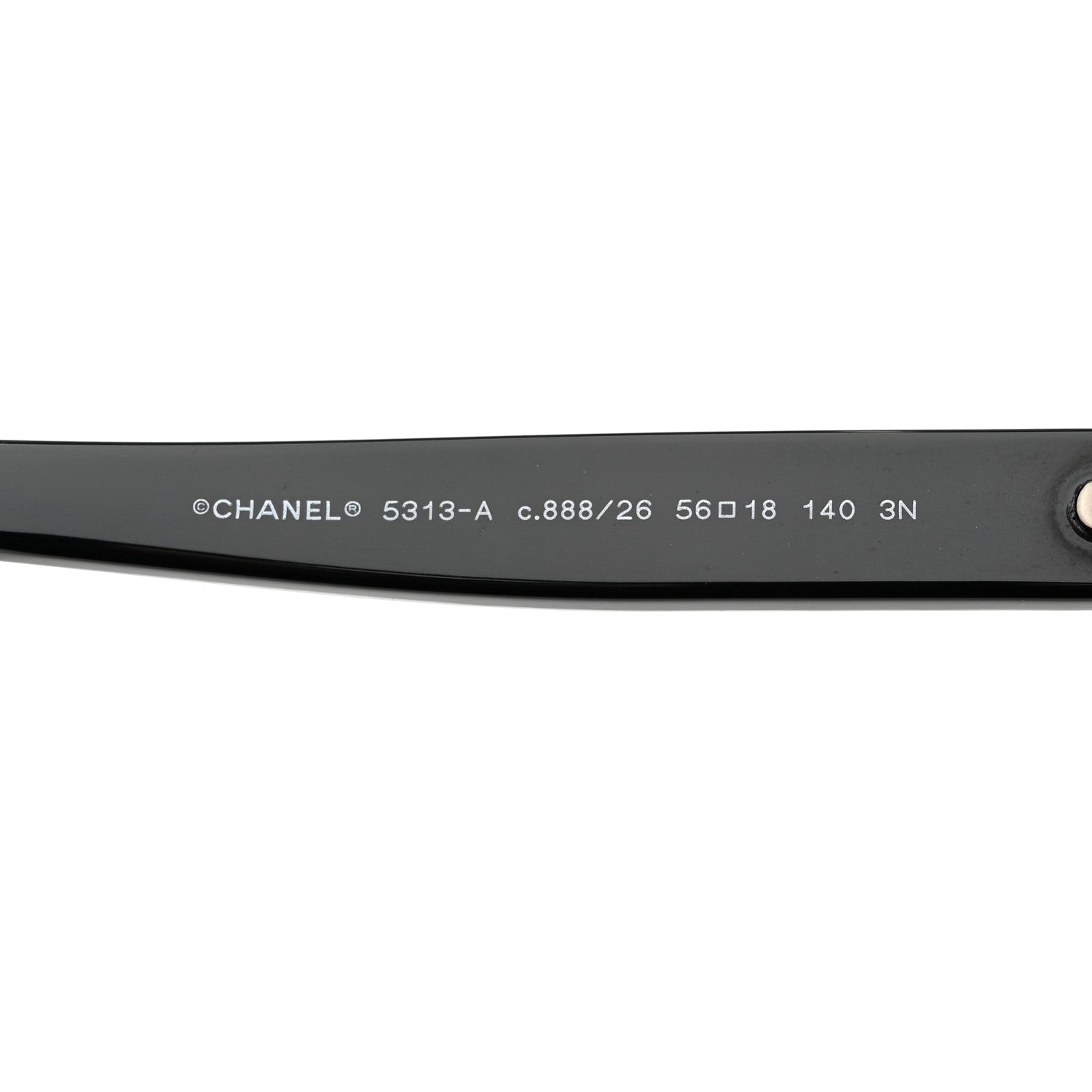 Chanel Acetate CC Butterfly Signature Sunglasses 5313-A Black 6 of 8
