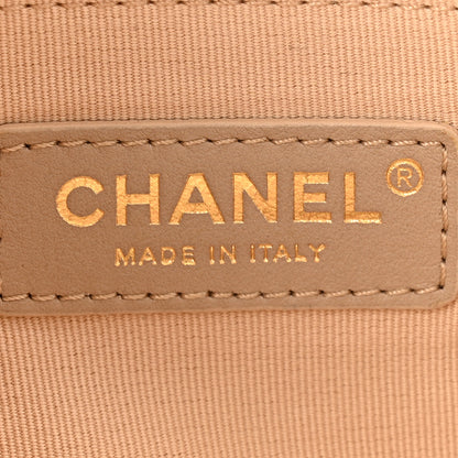 Chanel Shiny Caviar Quilted Small Chain Melody Flap White 6 of 16