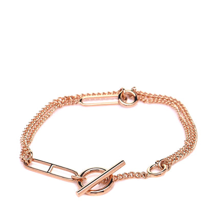 Hermes 18K Rose Gold Echappee Bracelet SH 3 of 6