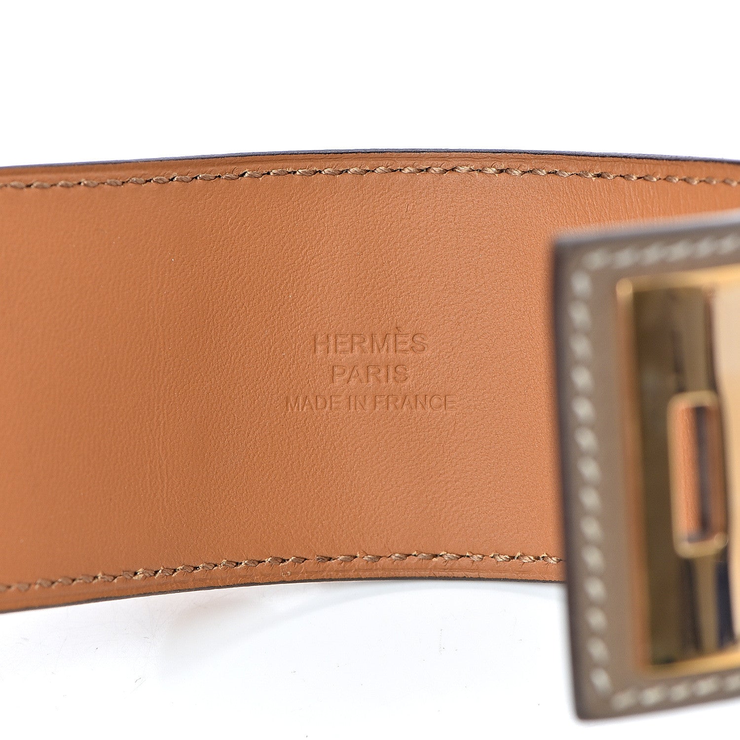 Hermes Swift Collier De Chien CDC Bracelet T2 Etoupe 4 of 9