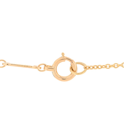Tiffany 18K Yellow Gold 14mm Elsa Peretti Open Heart Pendant Necklace 3 of 4
