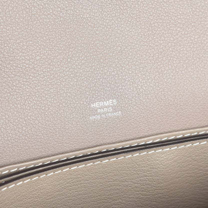 Hermes Evercolor Sac Roulis 23 Gris Asphalte 6 of 8