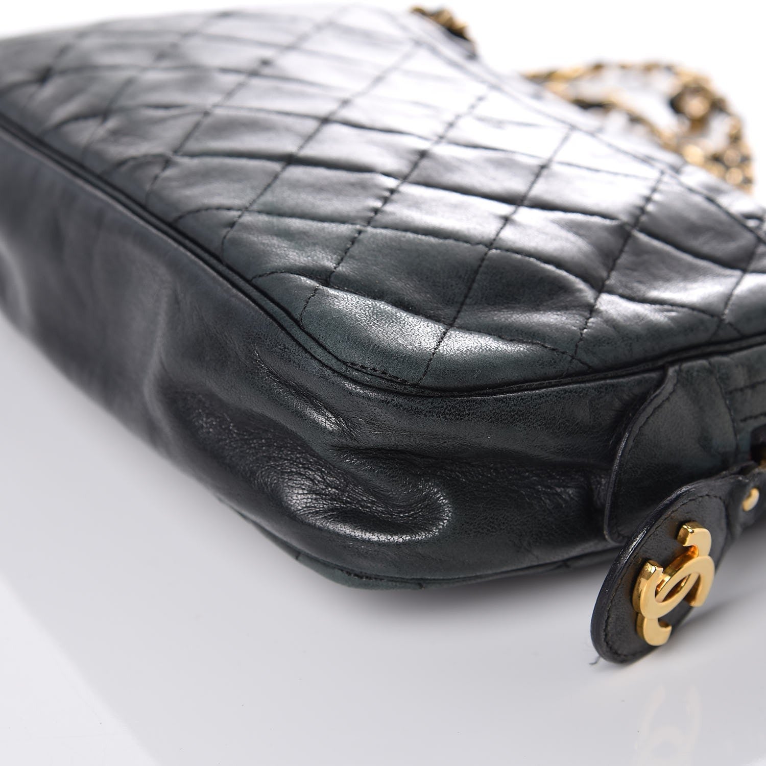 Chanel Lambskin Quilted Camera Case Black 18 of 26