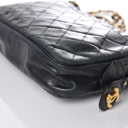 Chanel Lambskin Quilted Camera Case Black 18 of 26
