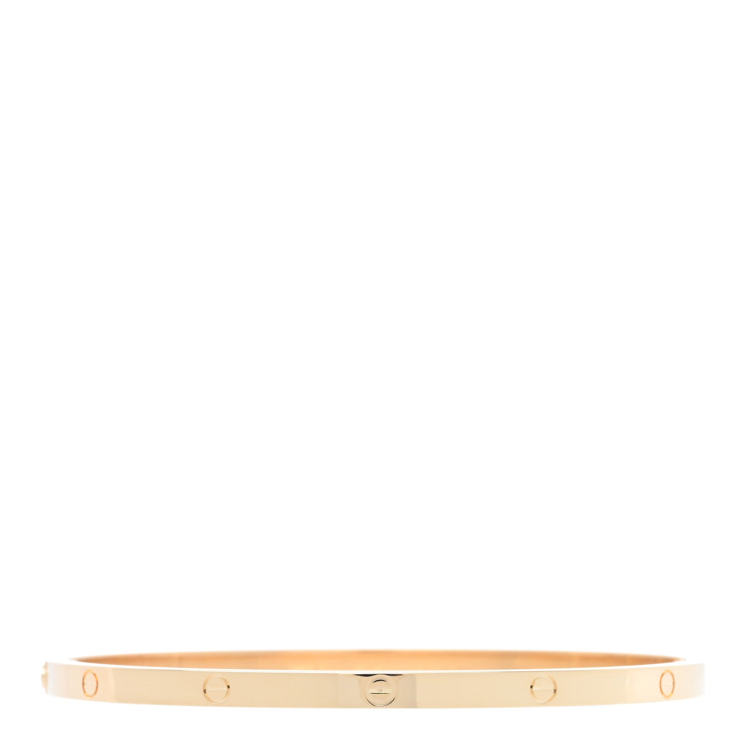 Cartier 18K Yellow Gold Small LOVE Bracelet 19 3 of 12