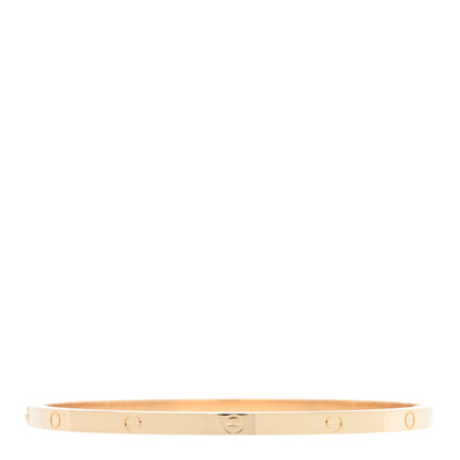 Cartier 18K Yellow Gold Small LOVE Bracelet 19 3 of 12