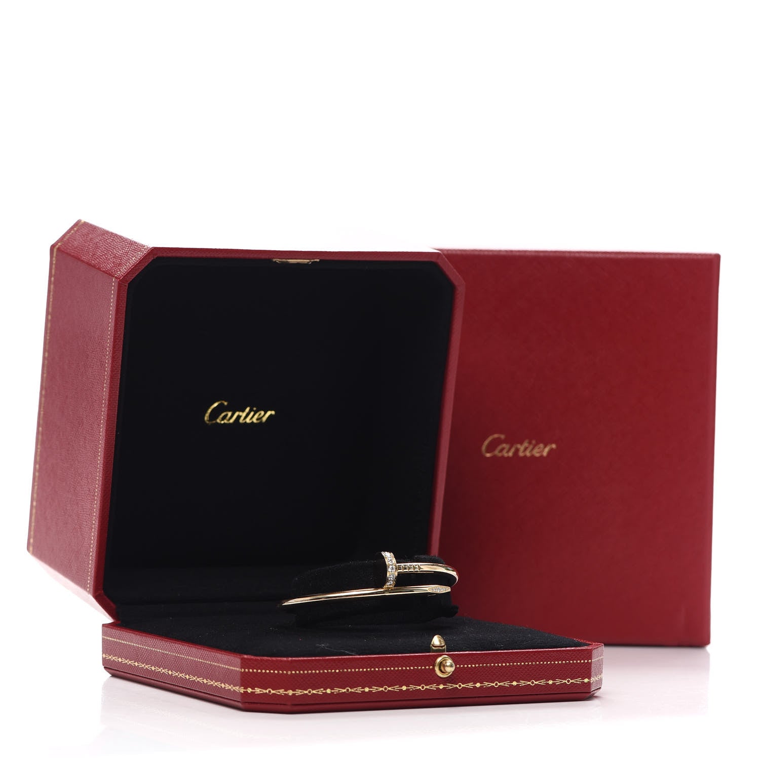 Cartier 18K Yellow Gold Diamond Juste Un Clou Bracelet 15 7 of 7