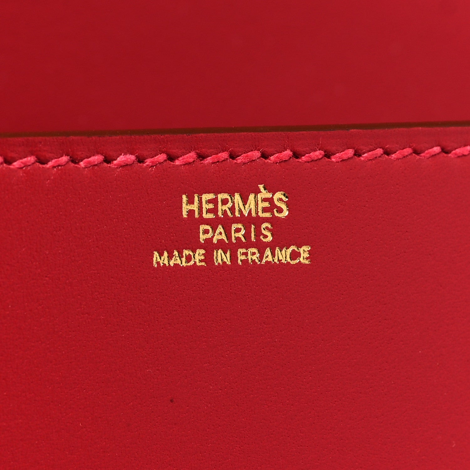 Hermes Tadelakt Medor 23 Clutch Rouge Vif 6 of 11