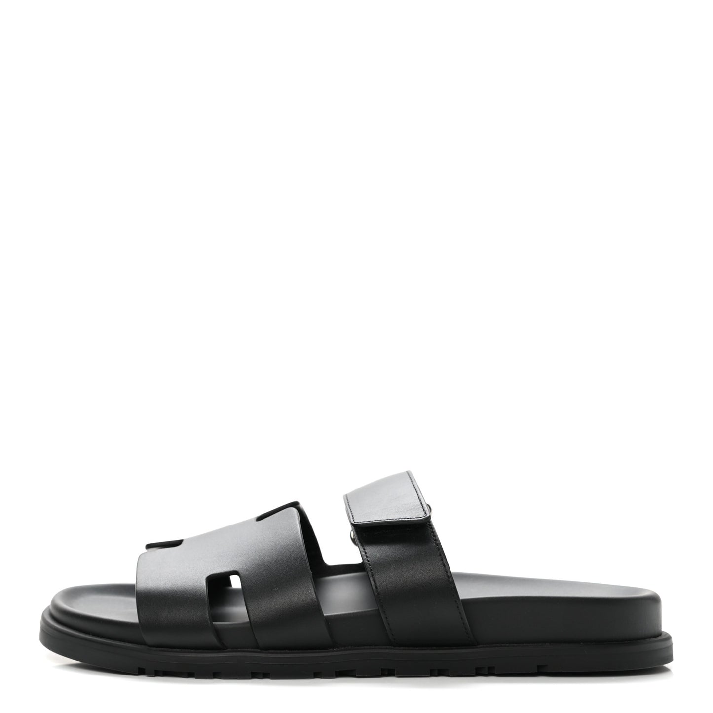 Calfskin Mens Chypre Sandals 41 Black