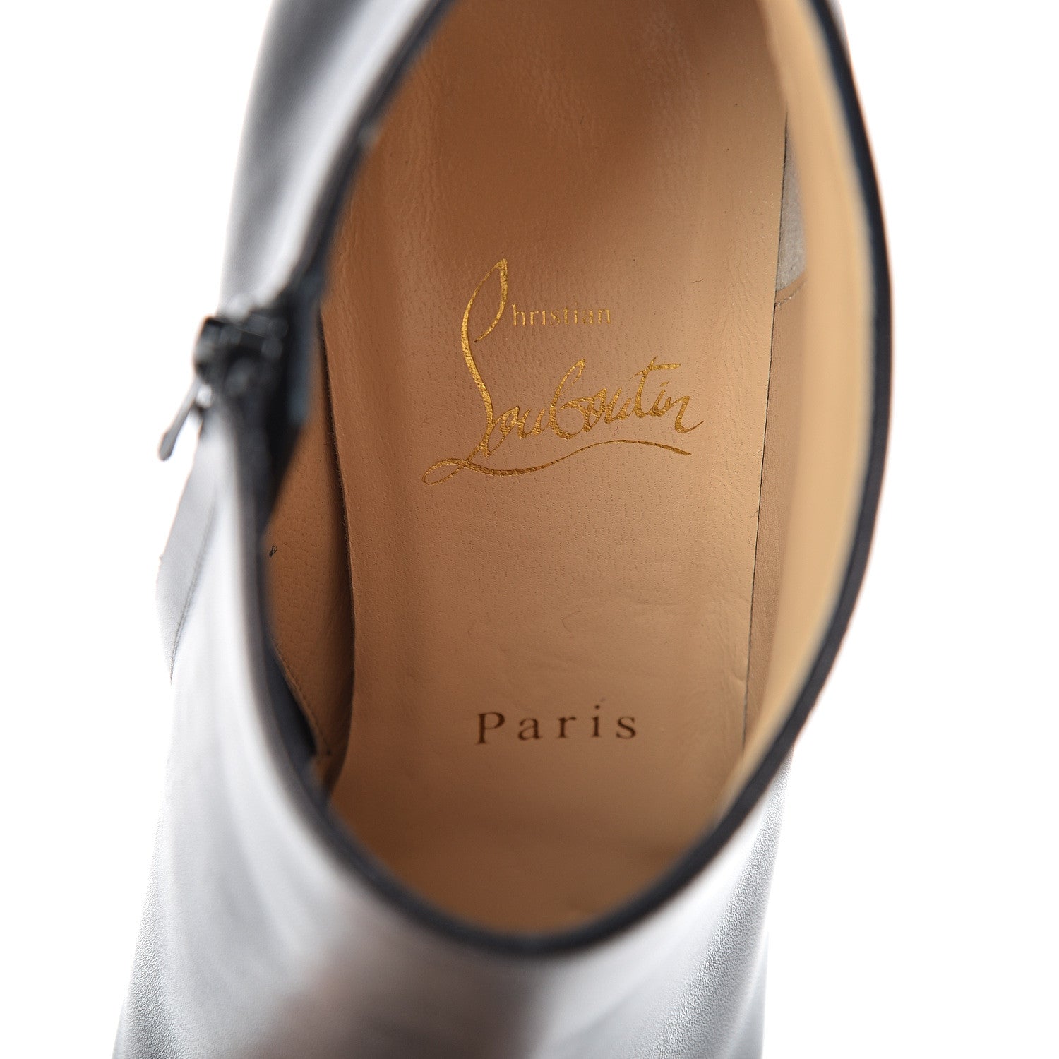 Christian Louboutin Calfskin Belle 85 Ankle Boots 39 Black 6 of 8