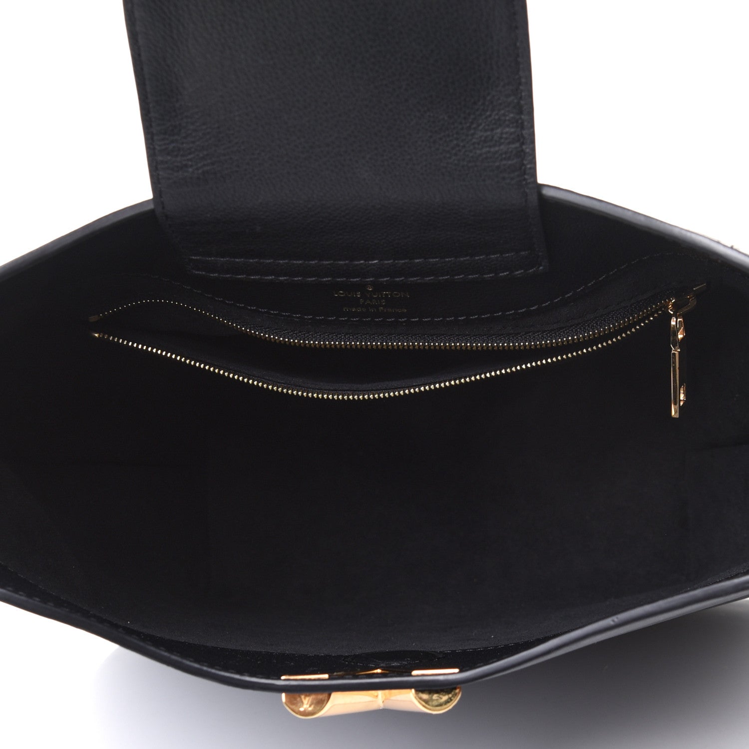 Louis Vuitton Cuir Plume Very Hobo Black 4 of 4