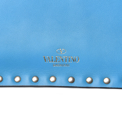 Valentino Garavani Vitello Large Rockstud Zip Pouch Parrot 6 of 8