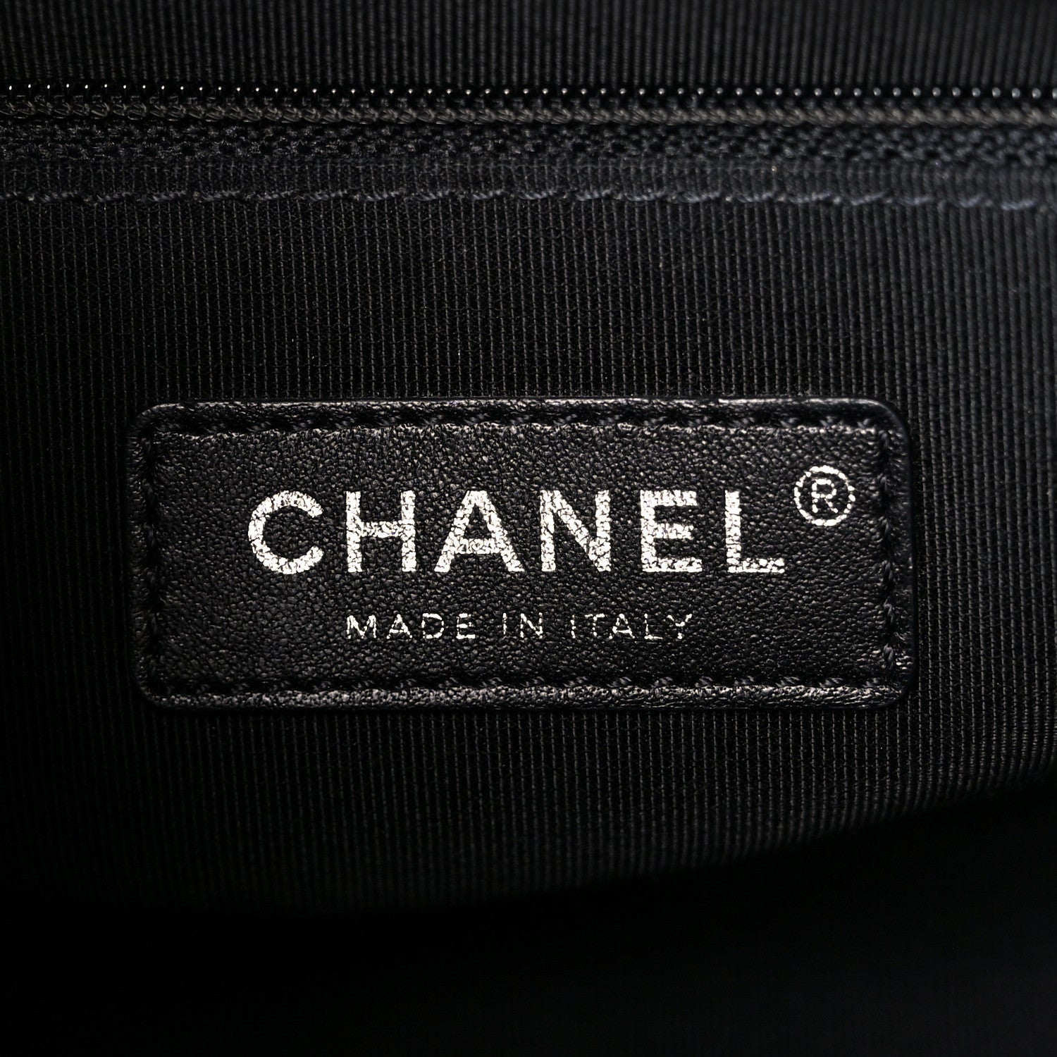 Chanel Calfskin Chain 20s Signature Hobo Black 6 of 12