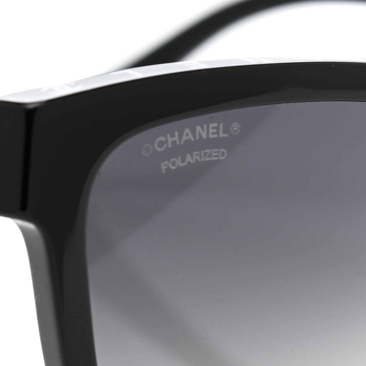 Acetate Polarized Square Sunglasses 5417-A Black