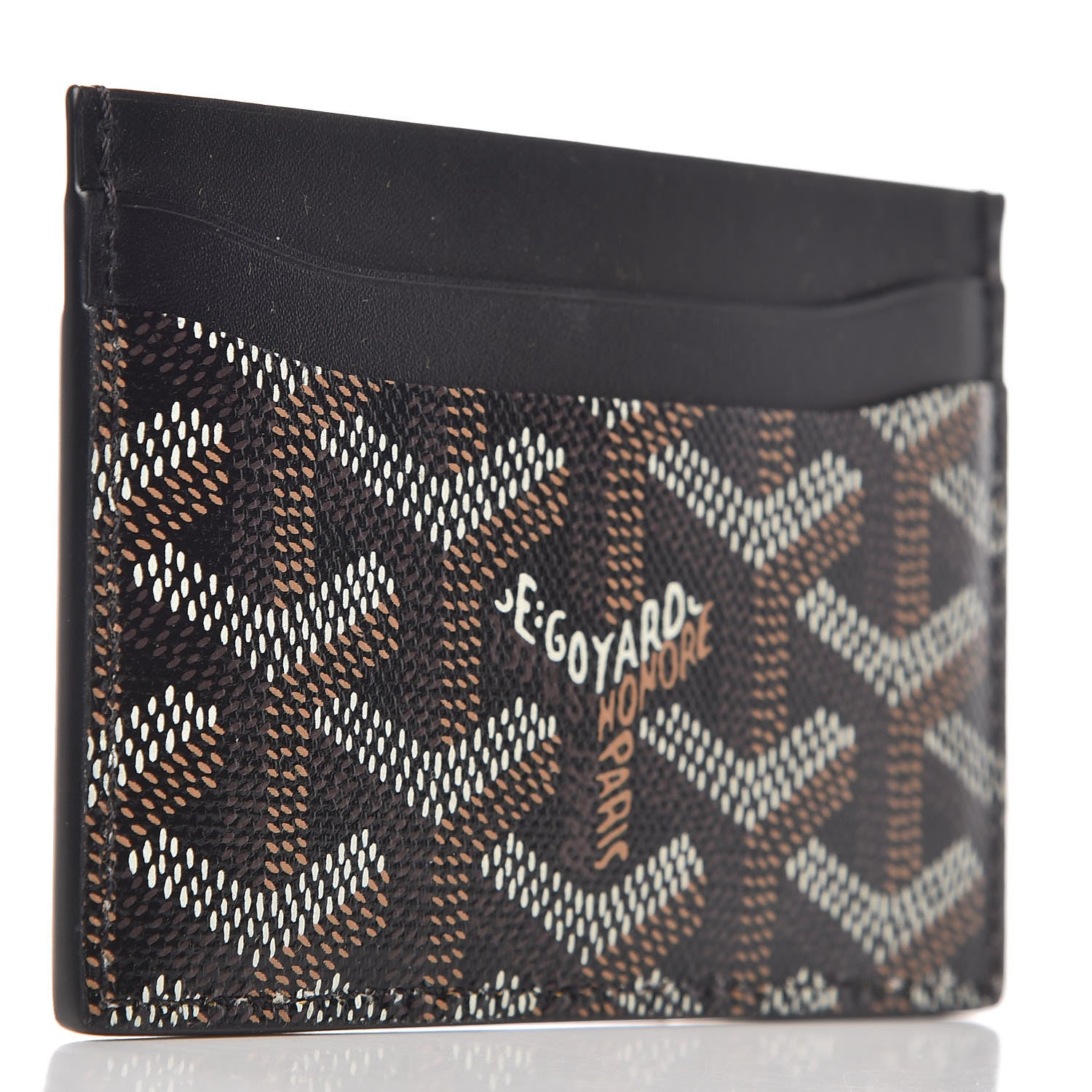 Goyard Goyardine Saint Sulpice Card Holder Black 3 of 7
