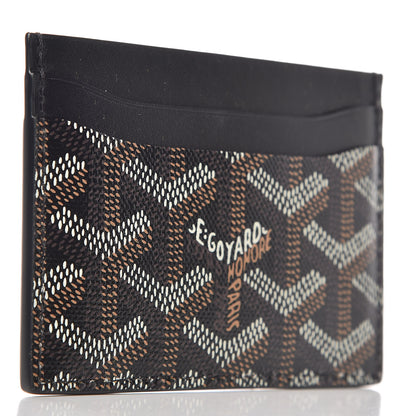 Goyard Goyardine Saint Sulpice Card Holder Black 3 of 7