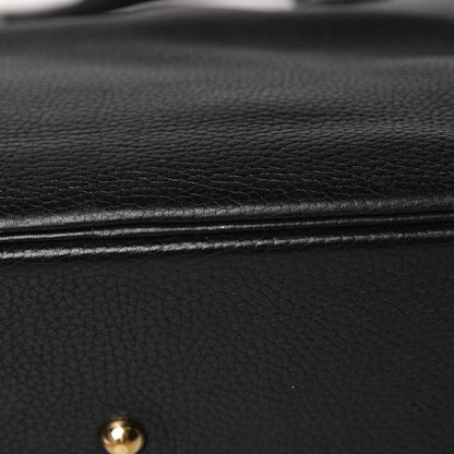 Hermes Taurillon Clemence Bolide 35 Black 25 of 29