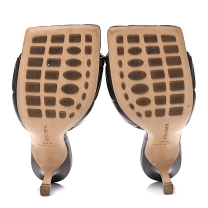 Bottega Veneta Nappa Quilted Rubber Lido Mule Sandals 38.5 Fondant 5 of 12