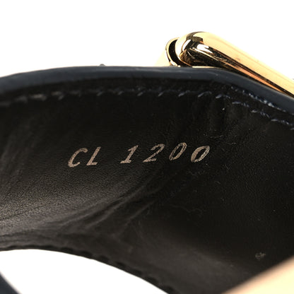 Louis Vuitton Calfskin Monogram Cottage Mules 36 Black 6 of 7