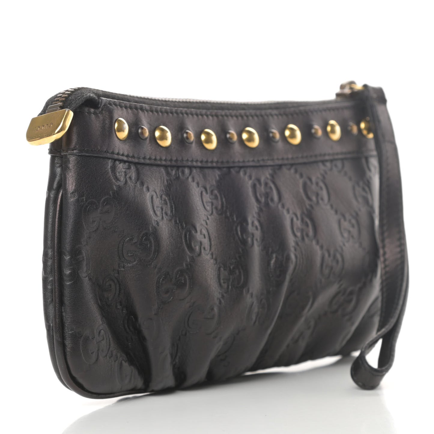 Guccissima Babouska Wristlet Black