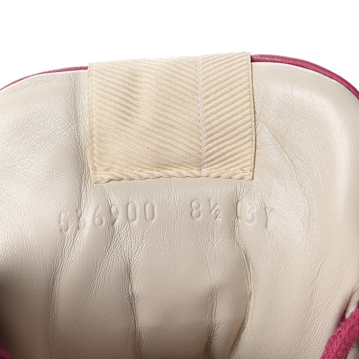 Calfskin Logo Mens Rhyton Sneakers 8.5 Box Pink