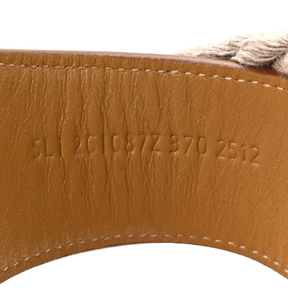 Hermes Calfskin Cork Medusa 30 Sandals 37 Naturel 8 of 9