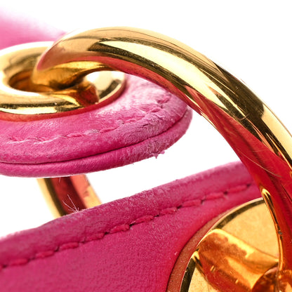 Christian Dior Lambskin Cannage Medium Lady Dior Pink 12 of 30