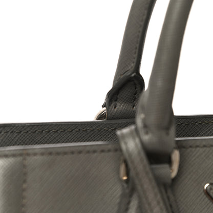 Prada Saffiano Lux Bi-Color Tote Marmo Nube 12 of 14