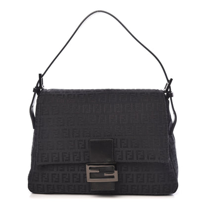 Fendi Zucchino Mama Baguette Black 1 of 13