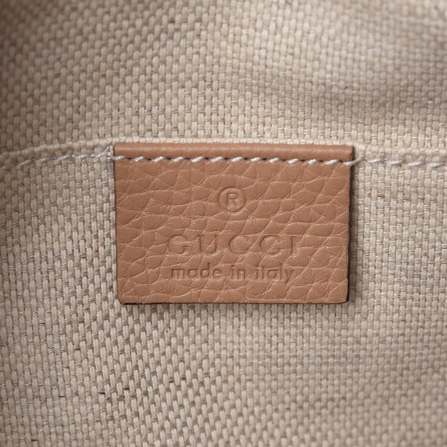 Pebbled Calfskin Small Soho Disco Bag Rose Beige