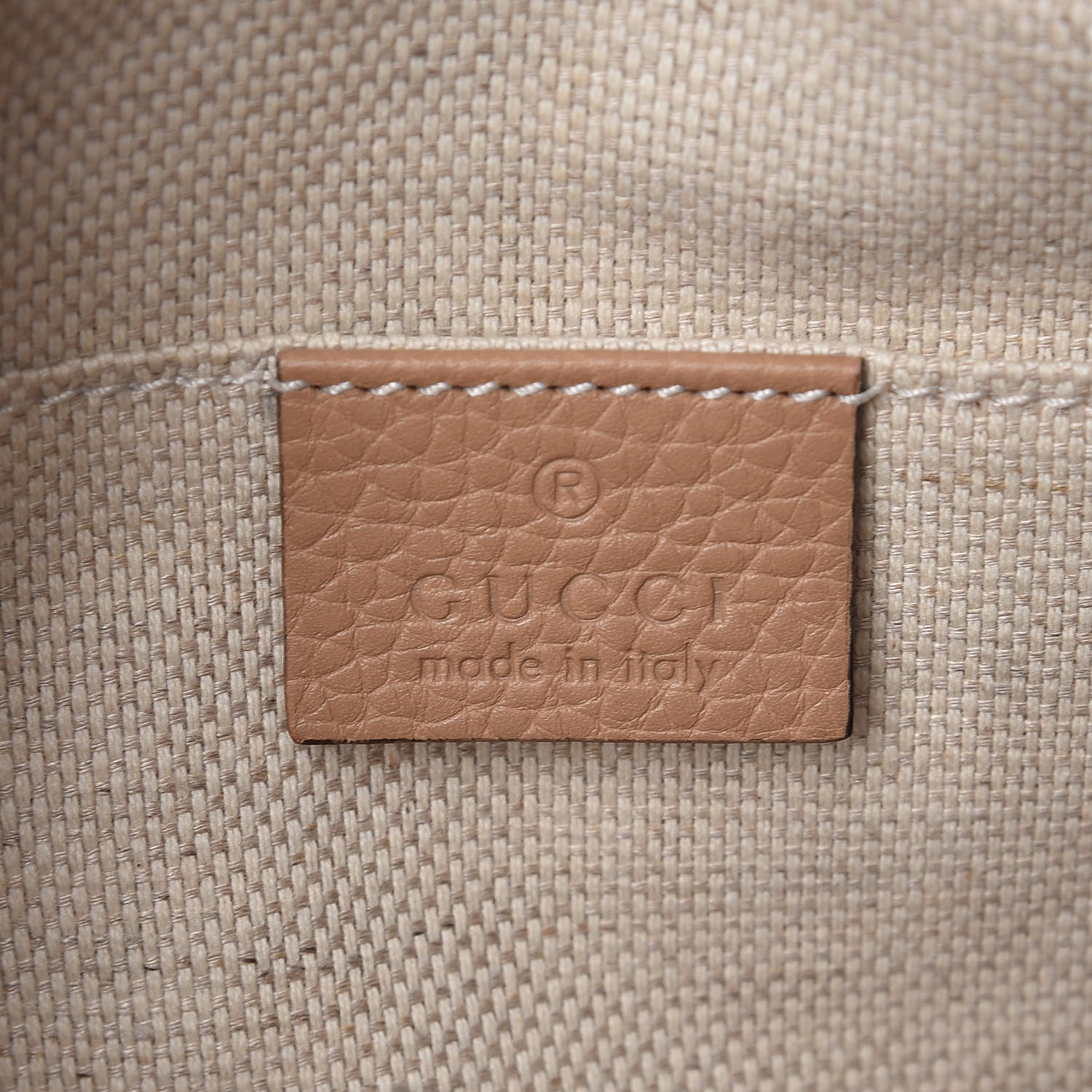 Gucci Pebbled Calfskin Small Soho Disco Bag Rose Beige 8 of 13
