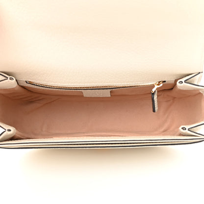 Gucci Textured Calfskin Small Ophidia Flap Messenger Bag Mystic White 5 of 12