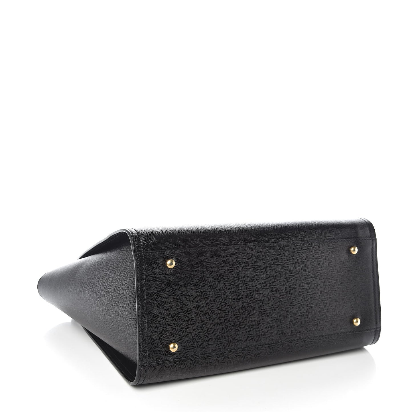 Caviar Small Studded Deauville Tote Black