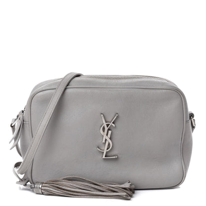 Saint Laurent Lambskin Monogram Lou Camera Bag Granite 1 of 10
