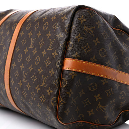 Louis Vuitton Monogram Keepall Bandouliere 55 9 of 31