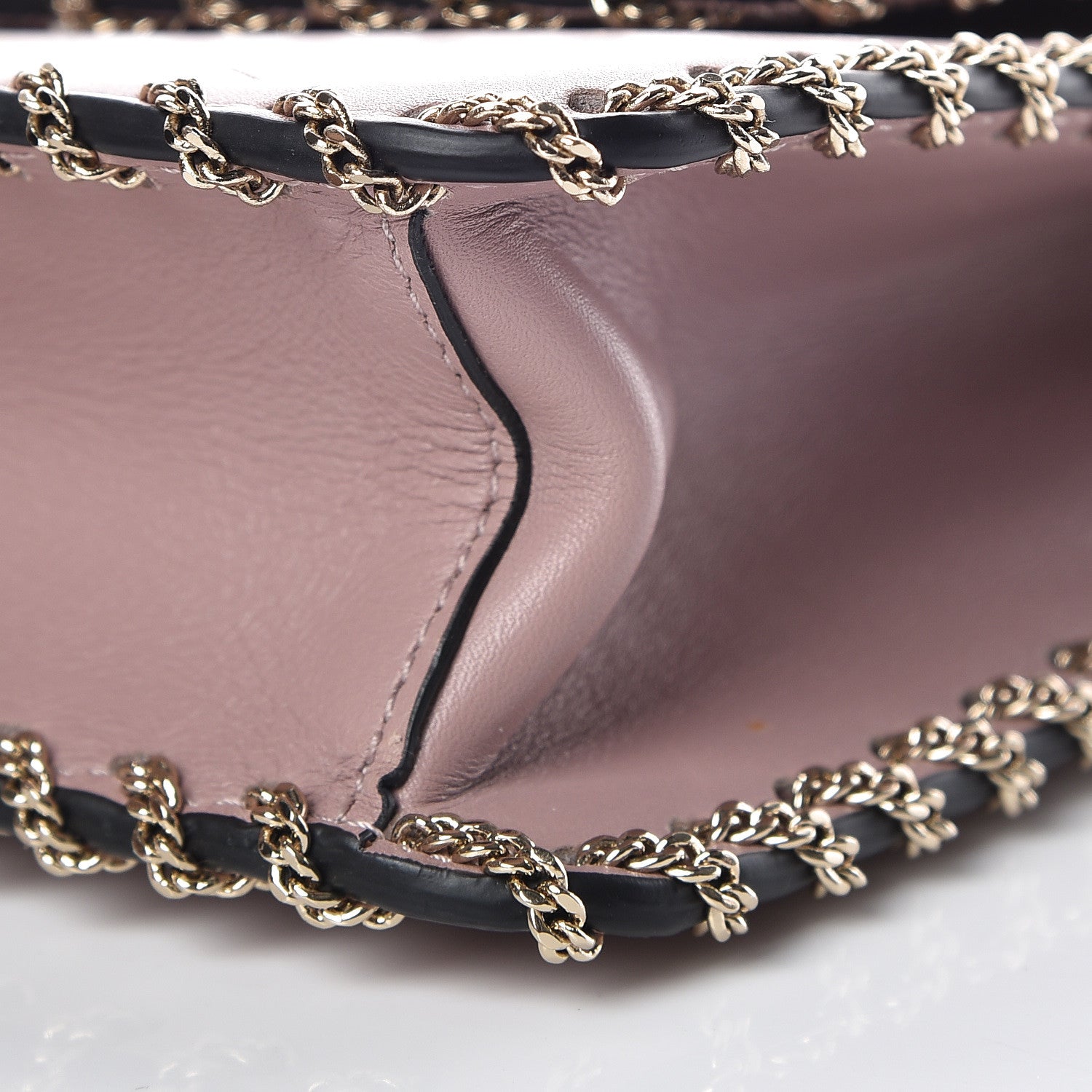 Valentino Garavani Vitello Groumette Small Rockstud Demilune Shoulder Bag Lipstick 9 of 13