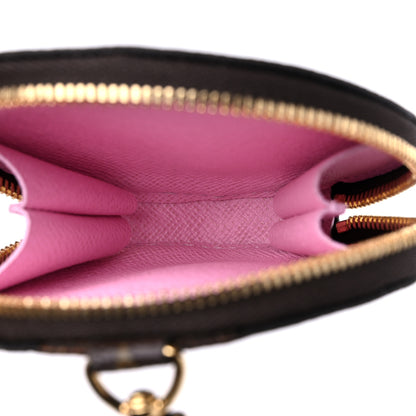 Louis Vuitton Monogram 2021 Christmas Animation Japanese Garden Round Coin Purse Wisteria Pink 4 of 7
