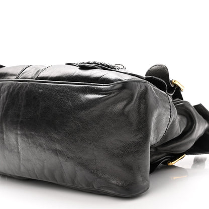 Valentino Garavani Calfskin Large Histoire Black 9 of 11