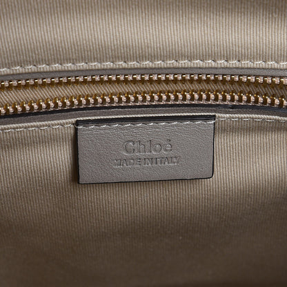 Chloe Calfskin Suede Medium Pixie Bag Motty Grey 7 of 10