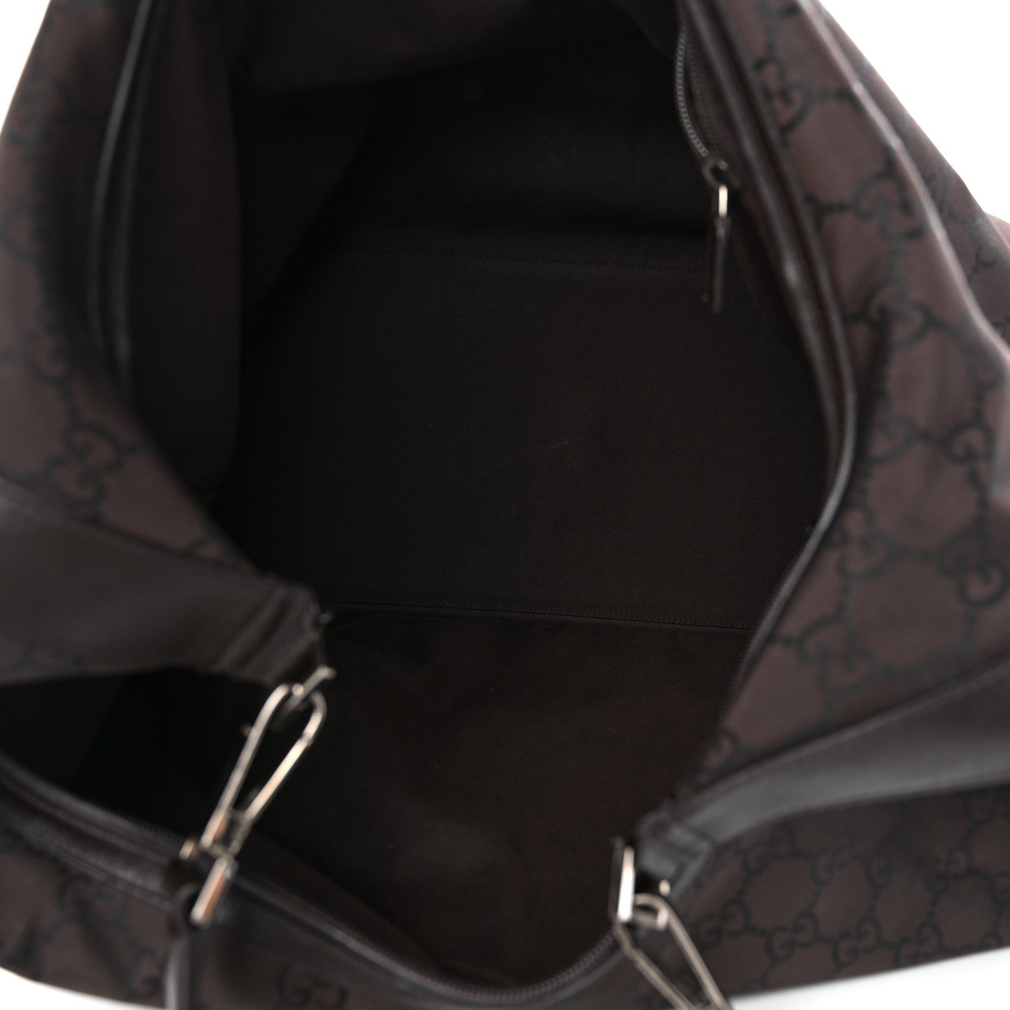 Nylon Monogram Extra Large Hobo Dark Brown