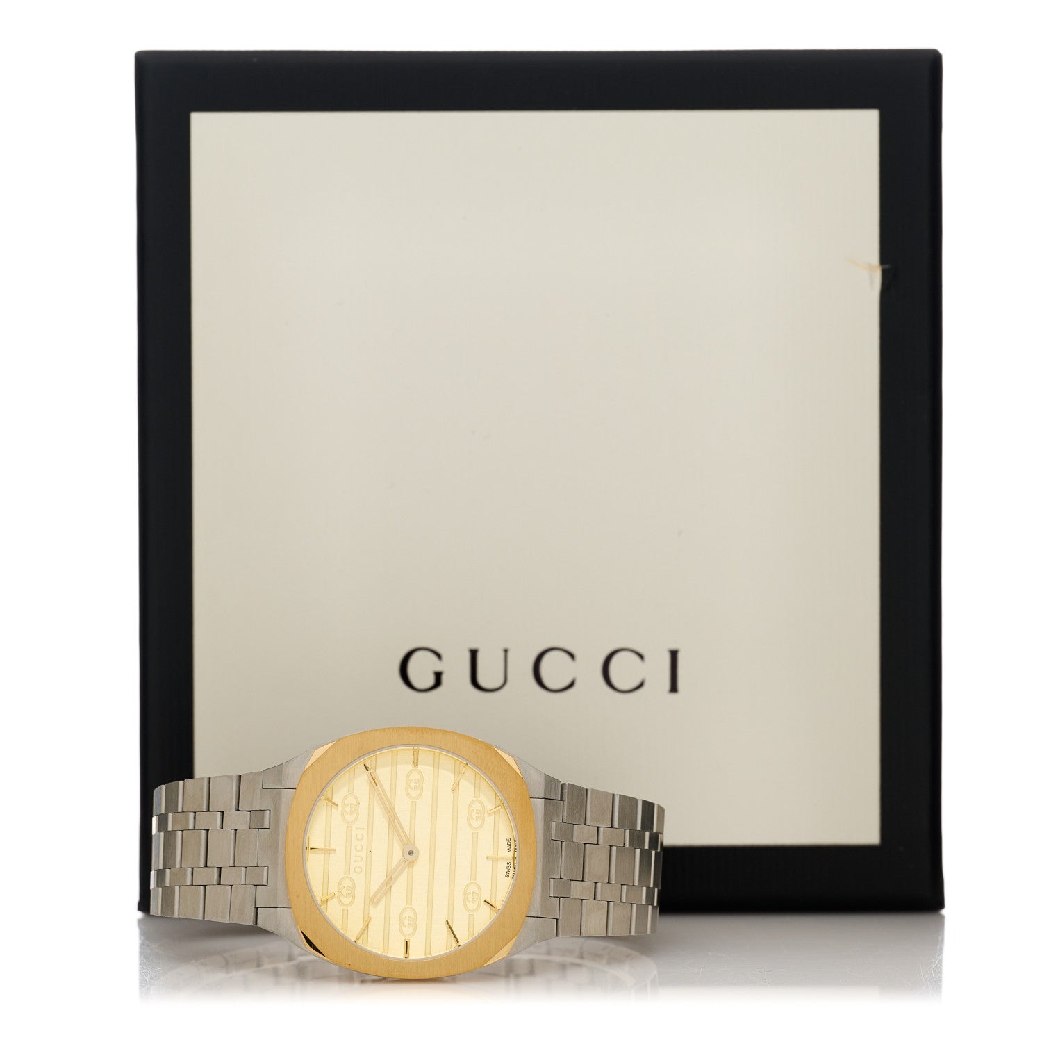 Gucci Stainless Steel 38mm 25H Quartz Watch Gold 5 of 5